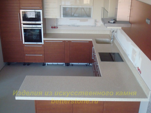 Столешница из искусственного камня Staron Pebble Gold