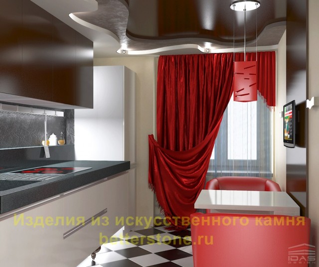 Шоколадный оттенок в интерьере кухни