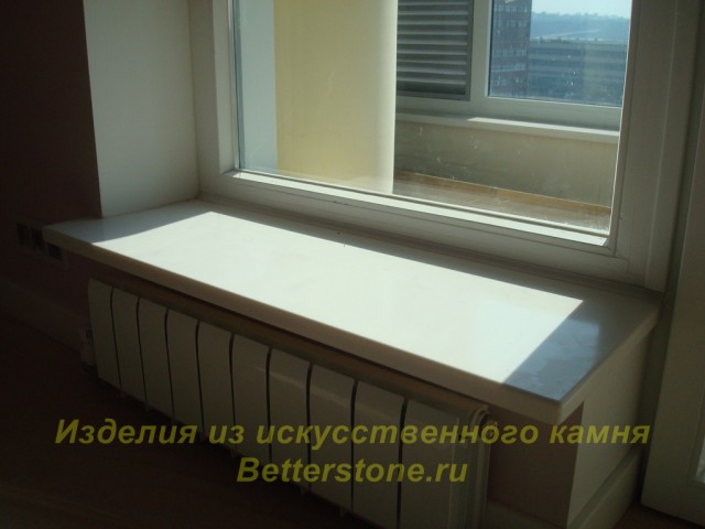 Подоконник из кориана