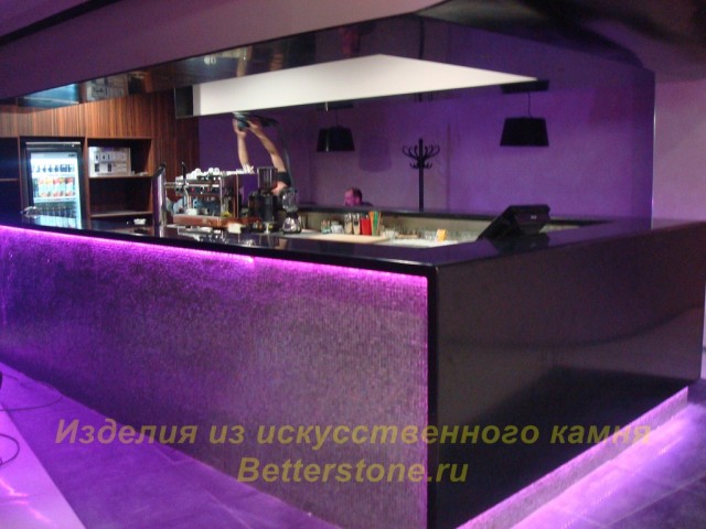 Подсветка на барных стойках